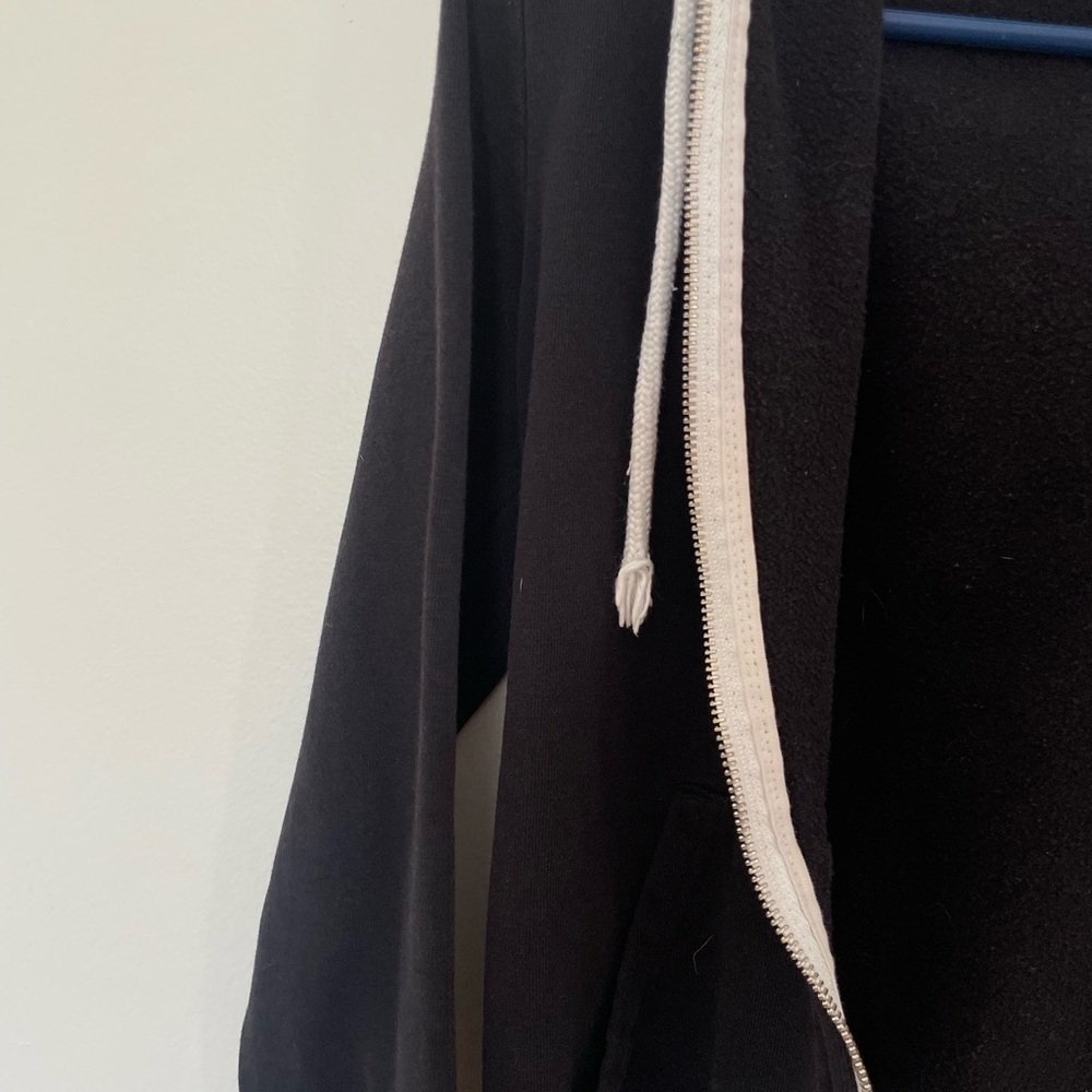 Black Zip Up Hoodie - Picture 3 of 4